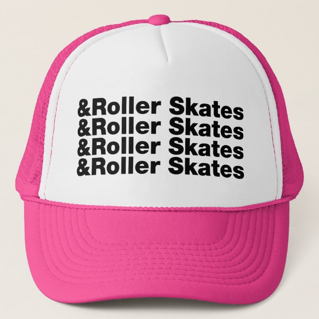 Gorra De Camionero Patines y patines (Anverso)