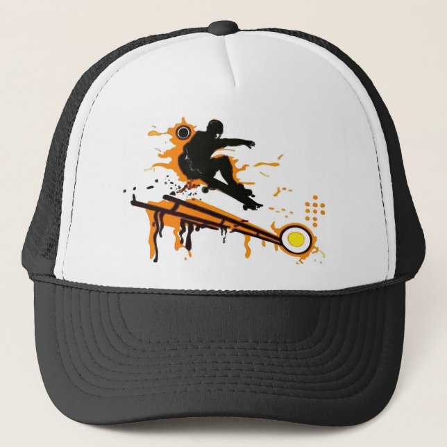 Gorra De Camionero patineta (Anverso)