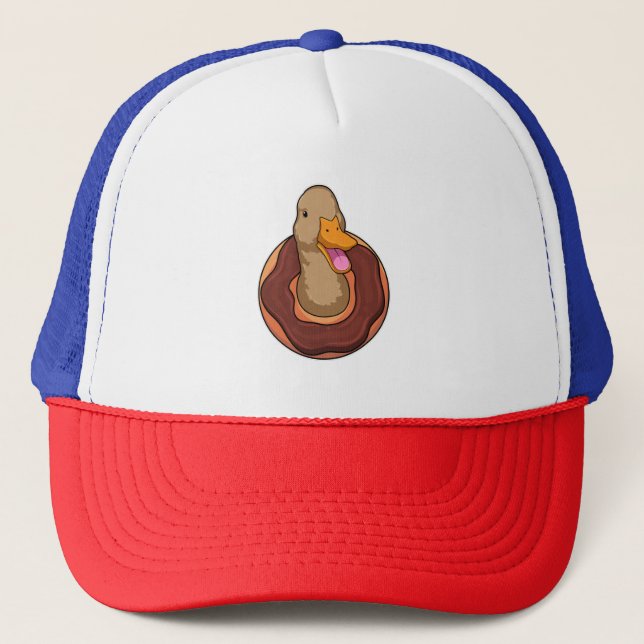 Gorra De Camionero Pato con Donut (Anverso)