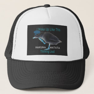 Gorra De Camionero Pato con me desperté así y Hakuna Matata texto