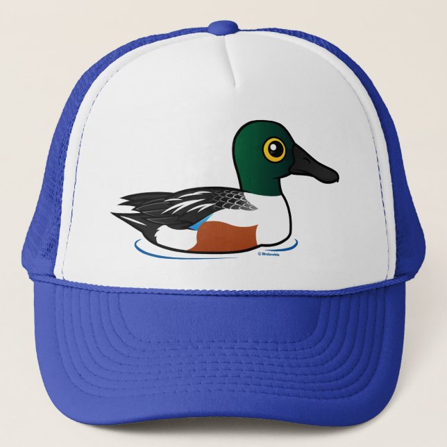 Gorra De Camionero Pato cuchara septentrional de Birdorable (Anverso)