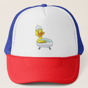 Gorra De Camionero Pato de baño con bañera y espuma