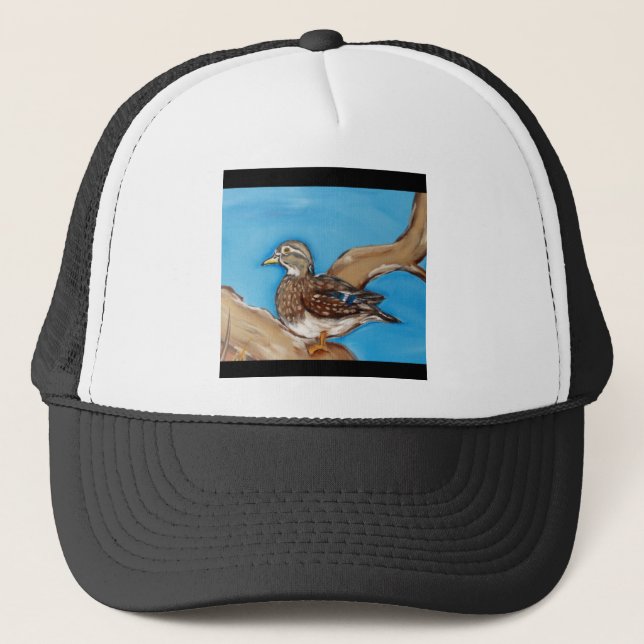 GORRA DE CAMIONERO PATO DE MADERA (Anverso)