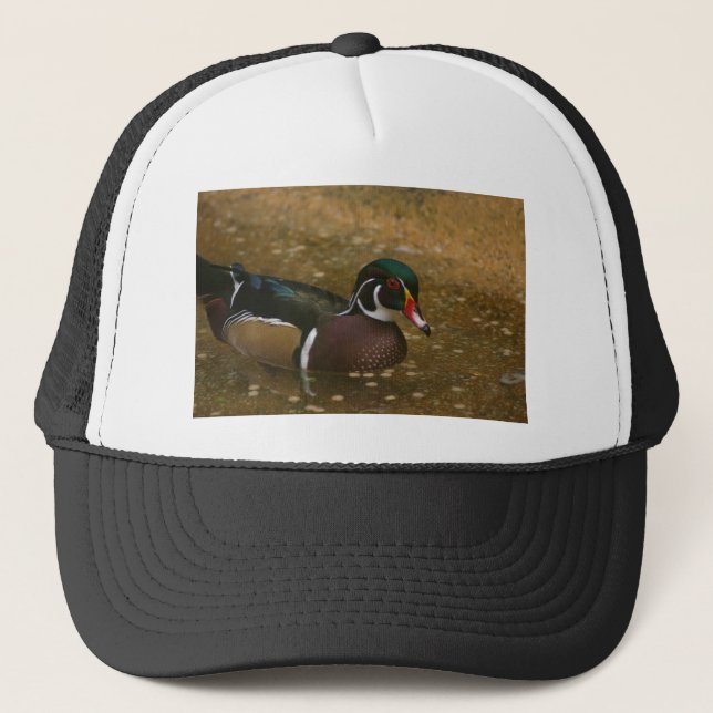 Gorra De Camionero Pato de madera masculina (Anverso)
