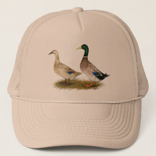 Gorra De Camionero Patos:  Harlequin de plata Galés