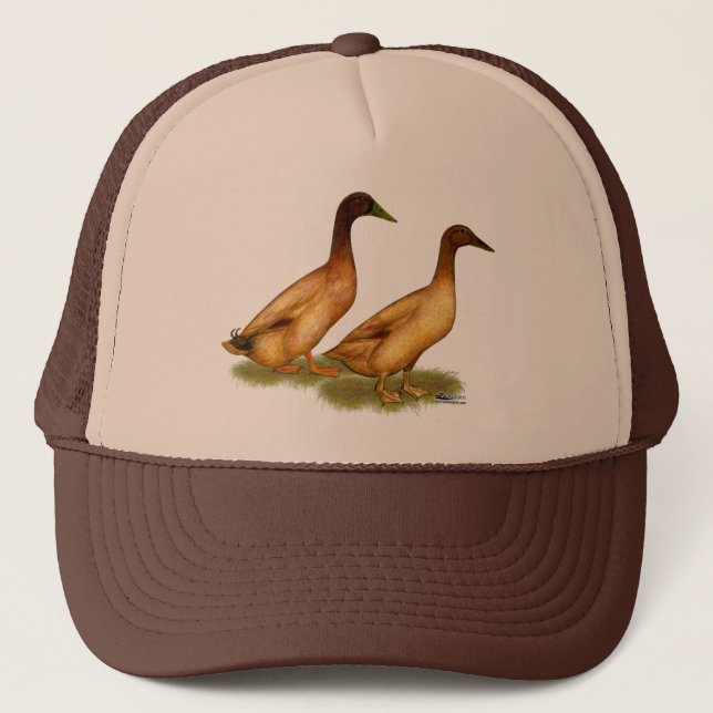 Gorra De Camionero Patos: Khaki Campbell (Anverso)