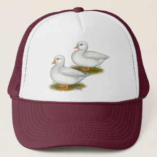 Gorra De Camionero Patos: Llamadas blancas