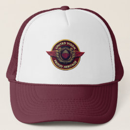 Gorra De Camionero Patrimonio Orgulloso de la Visión Unida