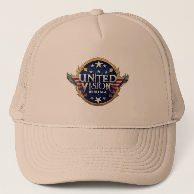Gorra De Camionero Patrimonio Orgulloso de la Visión Unida (Anverso)