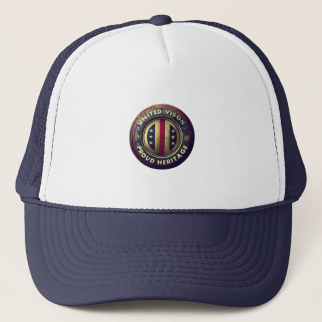 Gorra De Camionero Patrimonio Orgulloso de la Visión Unida (Anverso)