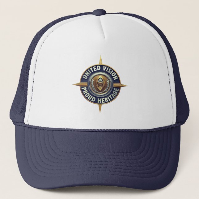 Gorra De Camionero Patrimonio Orgulloso de la Visión Unida (Anverso)