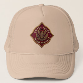 Gorra De Camionero Patrimonio Orgulloso de la Visión Unida
