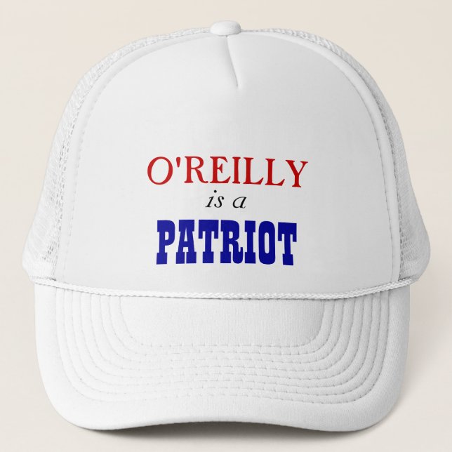 Gorra De Camionero Patriota de Bill O'Reilly (Anverso)