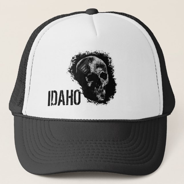 GORRA DE CAMIONERO PATRIOTA - ESCUELA DE IDAHO (Anverso)