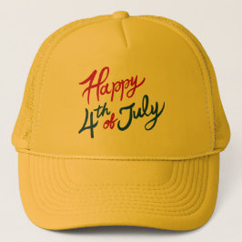 Gorra De Camionero Patriotic 4th of July 