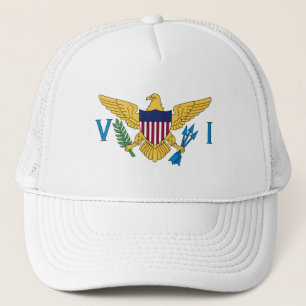 Gorra De Camionero Patriotic American Virgin Islands Flag