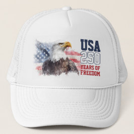 Gorra De Camionero Patriotic America's 250th Anniversary USA Freedom