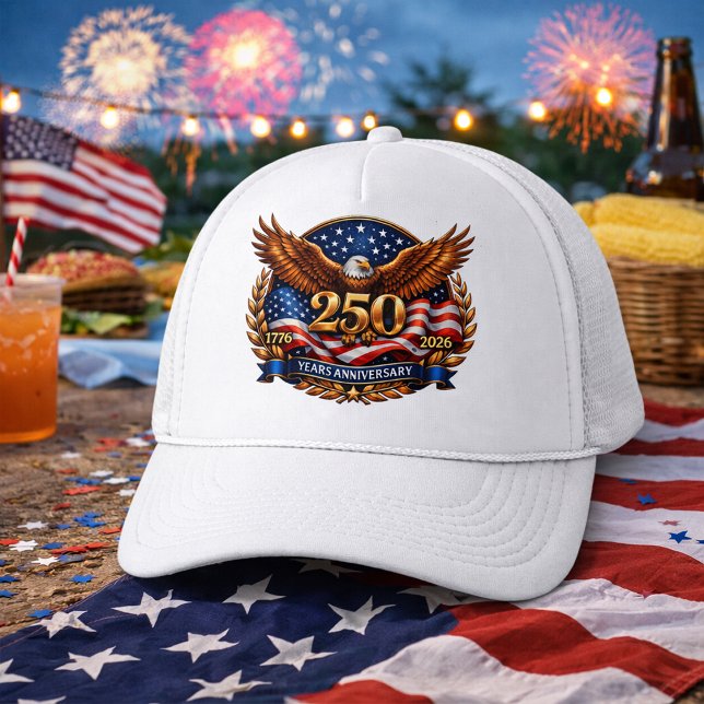 Gorra De Camionero Patriotic Copper Wings of Liberty Emblem (Subido por el creador)