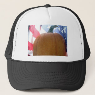 Gorra De Camionero Patriotic Pumpkin