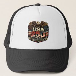 Gorra de camionero patriótica América 250.º 1776-2