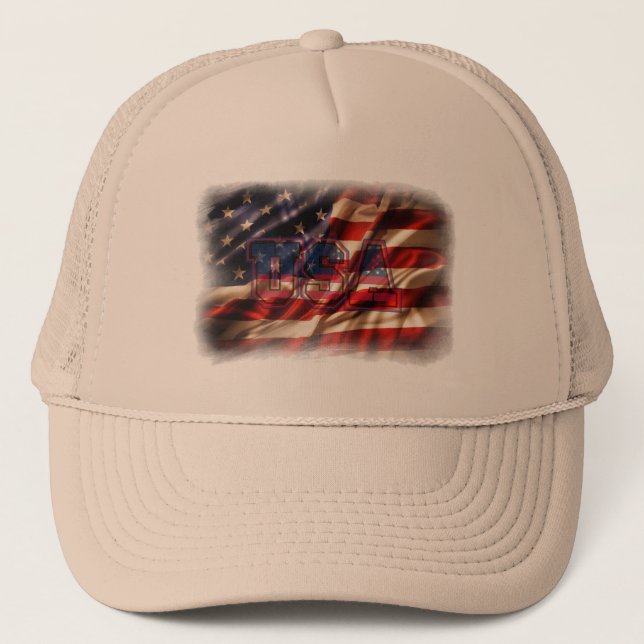 Gorra De Camionero Patriótico (Anverso)
