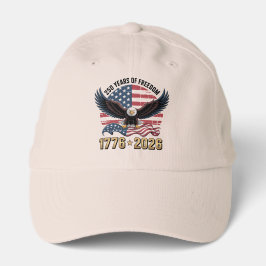Gorra De Camionero Patriótico 1776-2026 250 Años de Libertad Águila M