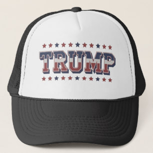 Gorra De Camionero Patriótico de Trump Retro