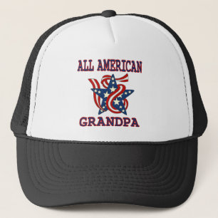 Gorra De Camionero Patriótico Todo Abuelo Estadounidense