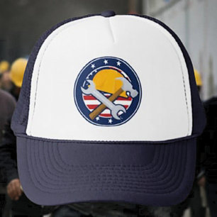 Gorra De Camionero Patriótico Tradesman