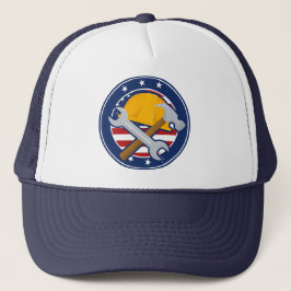 Gorra De Camionero Patriótico Tradesman