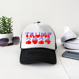 Gorra De Camionero Patriótico Trump 2024 Retro Vintage