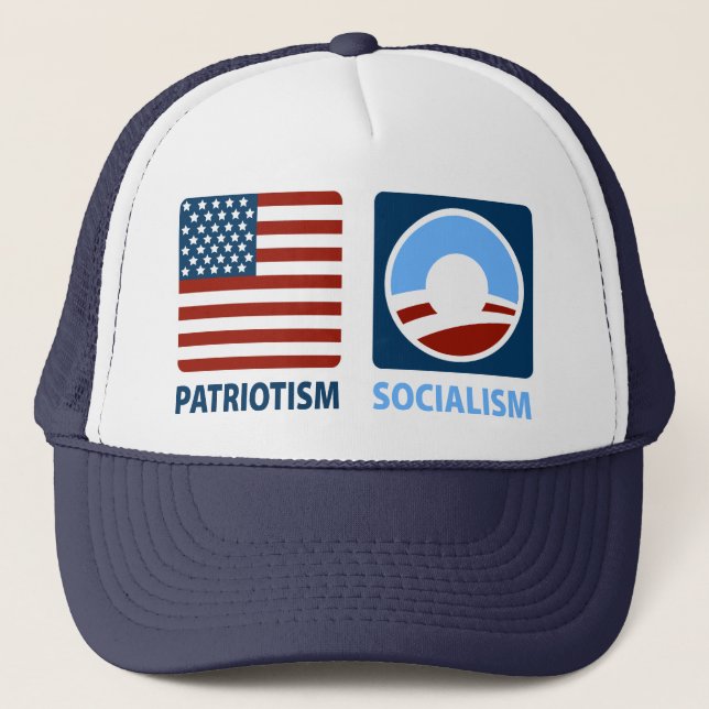 Gorra De Camionero Patriotismo o socialismo (Anverso)