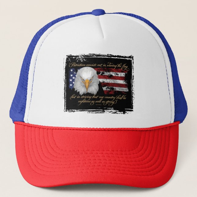 Gorra De Camionero Patriotismo recto (Anverso)