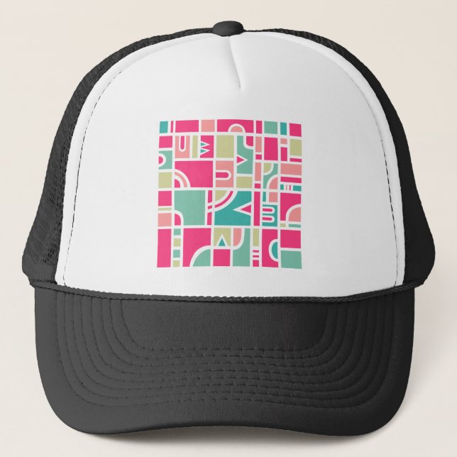 Gorra De Camionero Patrón abstracto 170715 (Anverso)
