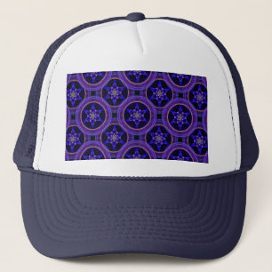 Gorra De Camionero Patrón abstracto elegante boho moderno floral #505