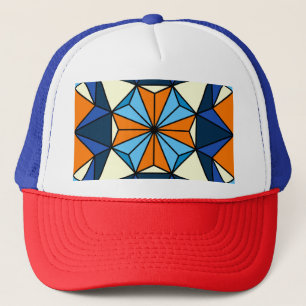 Gorra De Camionero Patrón árabe oriental geométrico sin soldadura