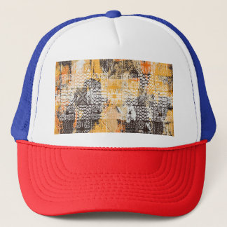 Gorra De Camionero Patrón de angustia tribal de Boho geométrico