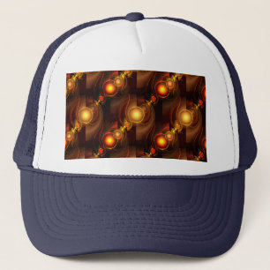 Gorra De Camionero Patrón de arte abstracto boho elegante moderno dor
