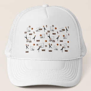 Gorra De Camionero Patrón de baloncesto,