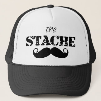 Gorra De Camionero Patrón de bigote de cefalea