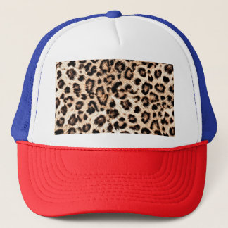 Gorra De Camionero Patrón de diseño de leopardo: Elegancia salvaje.