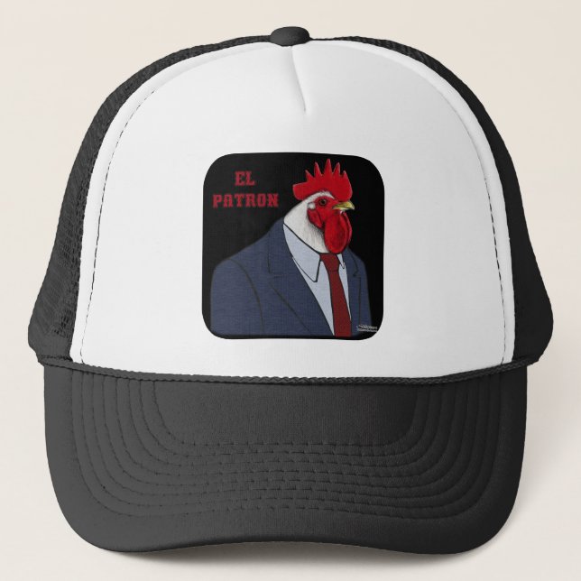 Gorra De Camionero Patrón de El Gallo (Anverso)