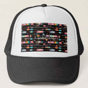 Gorra De Camionero Patrón de flecha multicolor Thunder_Cove