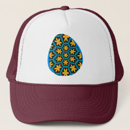 Gorra De Camionero Patrón de flores abstractas