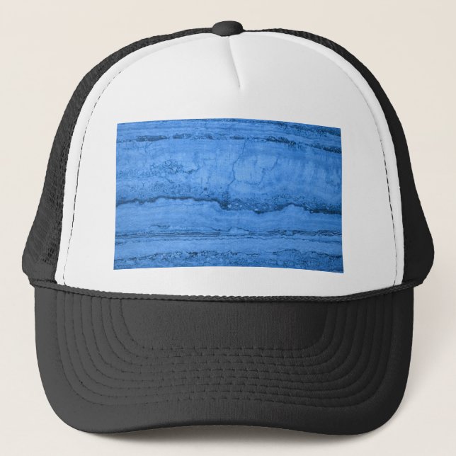Gorra De Camionero Patrón de granito azul, mármol azul, piedra azul (Anverso)