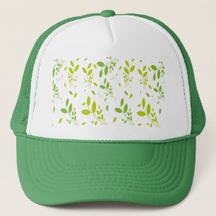 Gorra De Camionero patrón de hojas