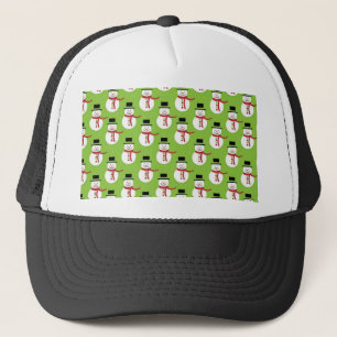 Gorra De Camionero Patrón de hombres de nieve navidades
