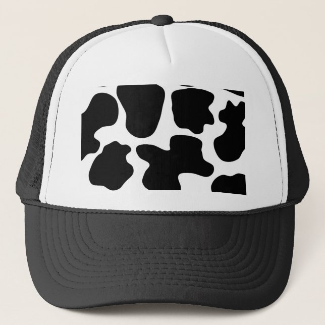 Gorra De Camionero Patrón de impresión de vaca (Anverso)