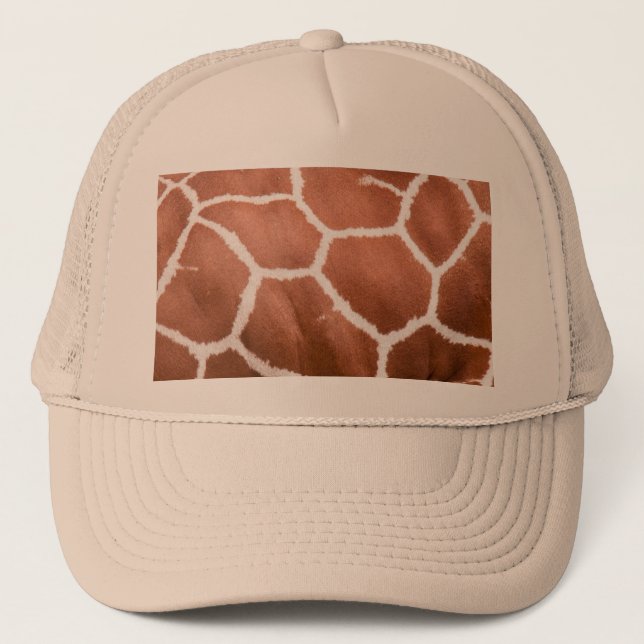Gorra De Camionero Patrón de jirafa (Anverso)
