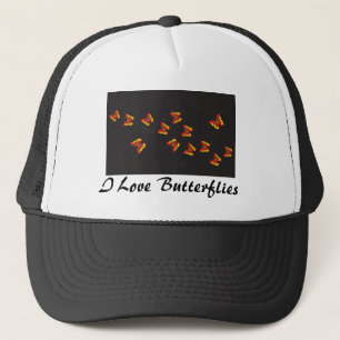 Gorra De Camionero Patrón de mariposa